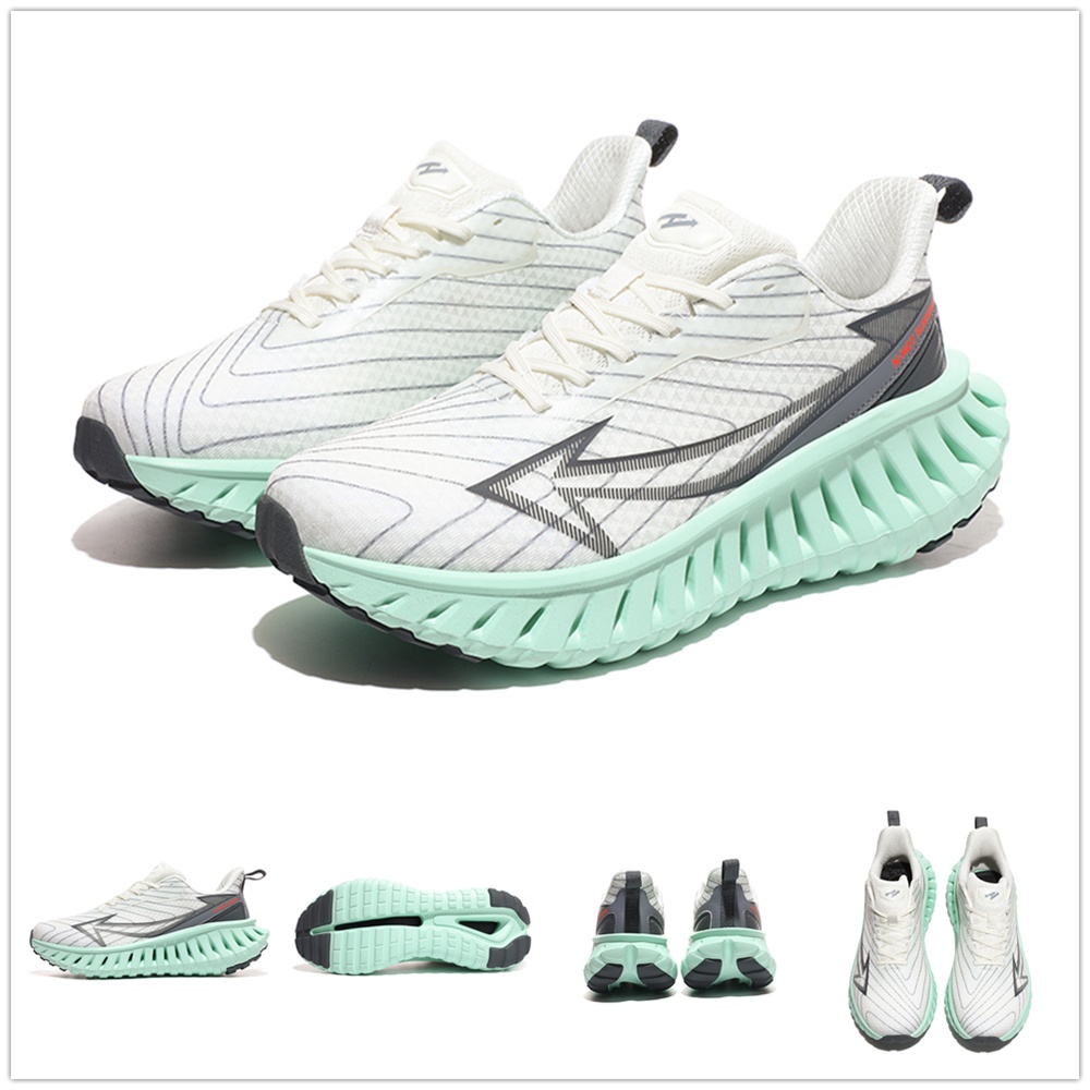 Men'S Technology Carbon Board Running Shoes | Breathable Athletic Sneakers with Cushioned Shock Absorbing EVA Chunky Sole, Casual Sporty Look, Slip-resistant Wear-resistant All-Terrain Grip for Gym, Jogging, Marathon - Running & Work Out Training Sh