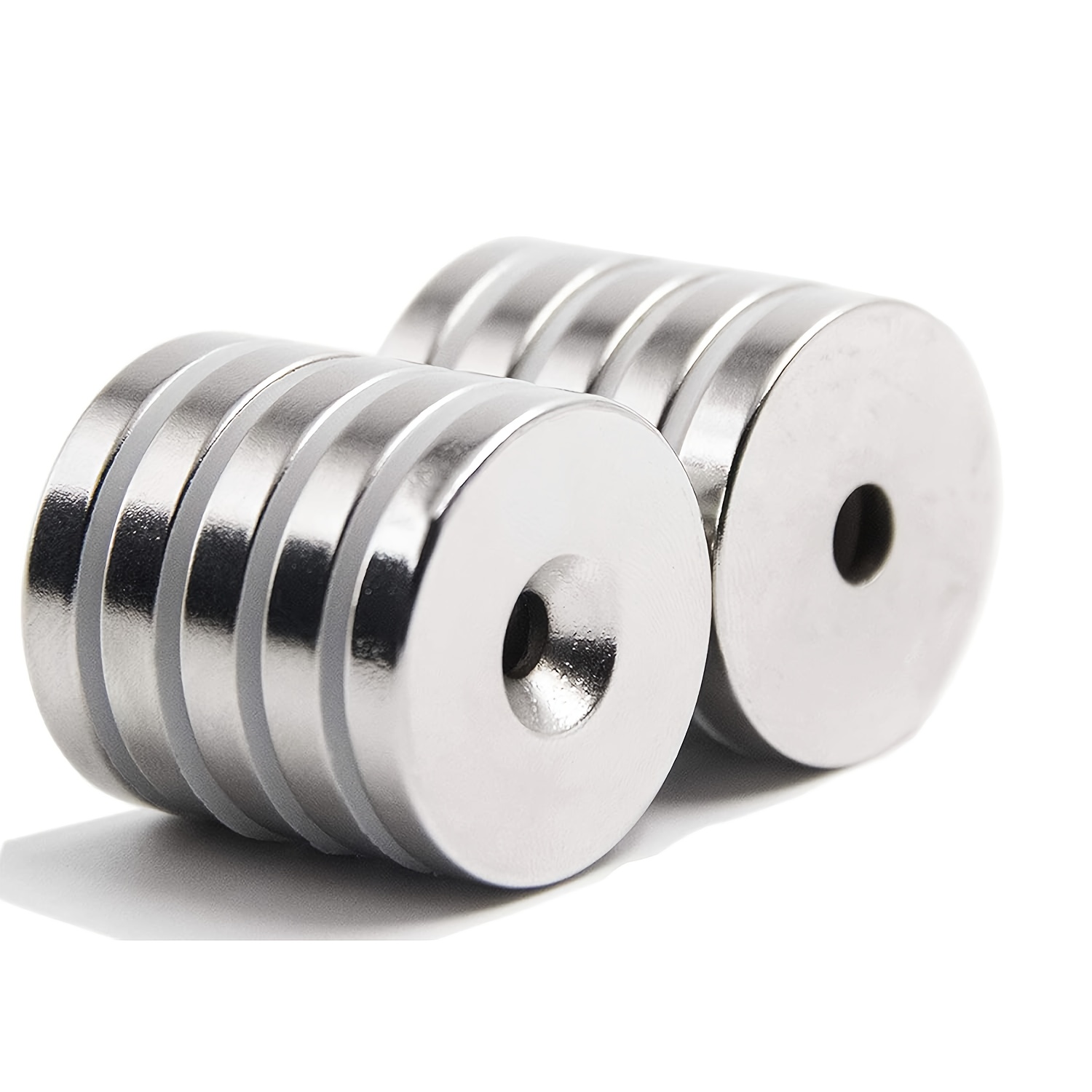 

20pcs Heavy Duty Round Magnets With Countersunk Holes, 15mm X 3mm - Tools, Home & Organization, For Garage And Tool Room