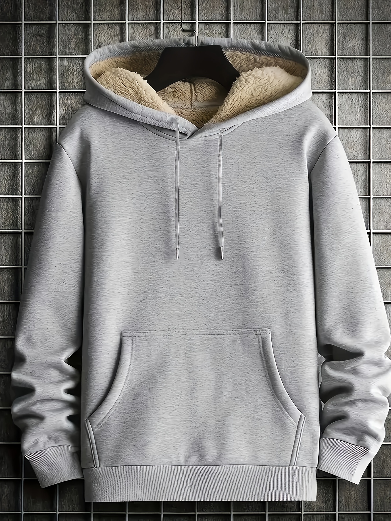 Heavyweight Hoodie Kangaroo Pocket Fleece Men's Heavyweight Fleece