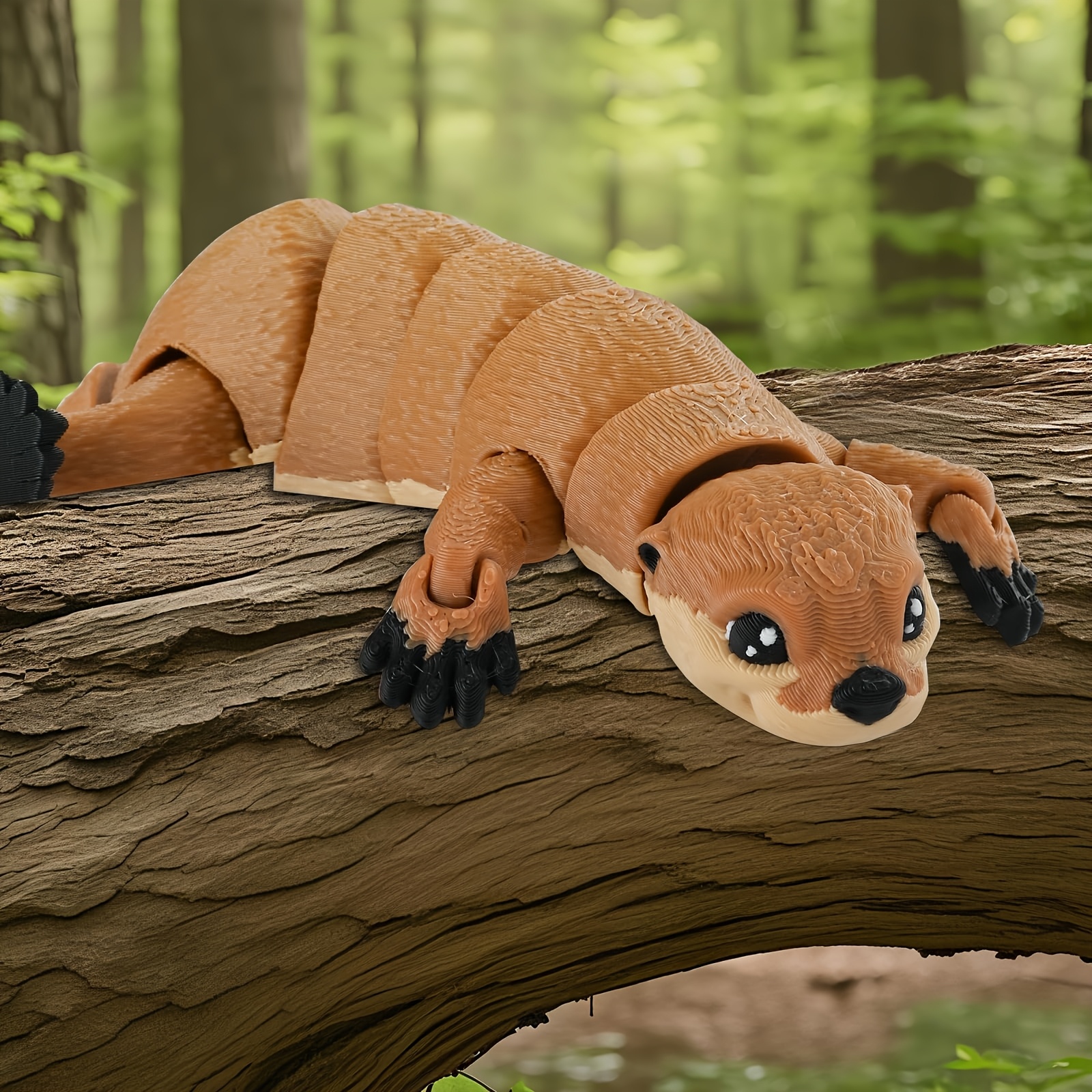 3D Printed Articulated Otter Figurine