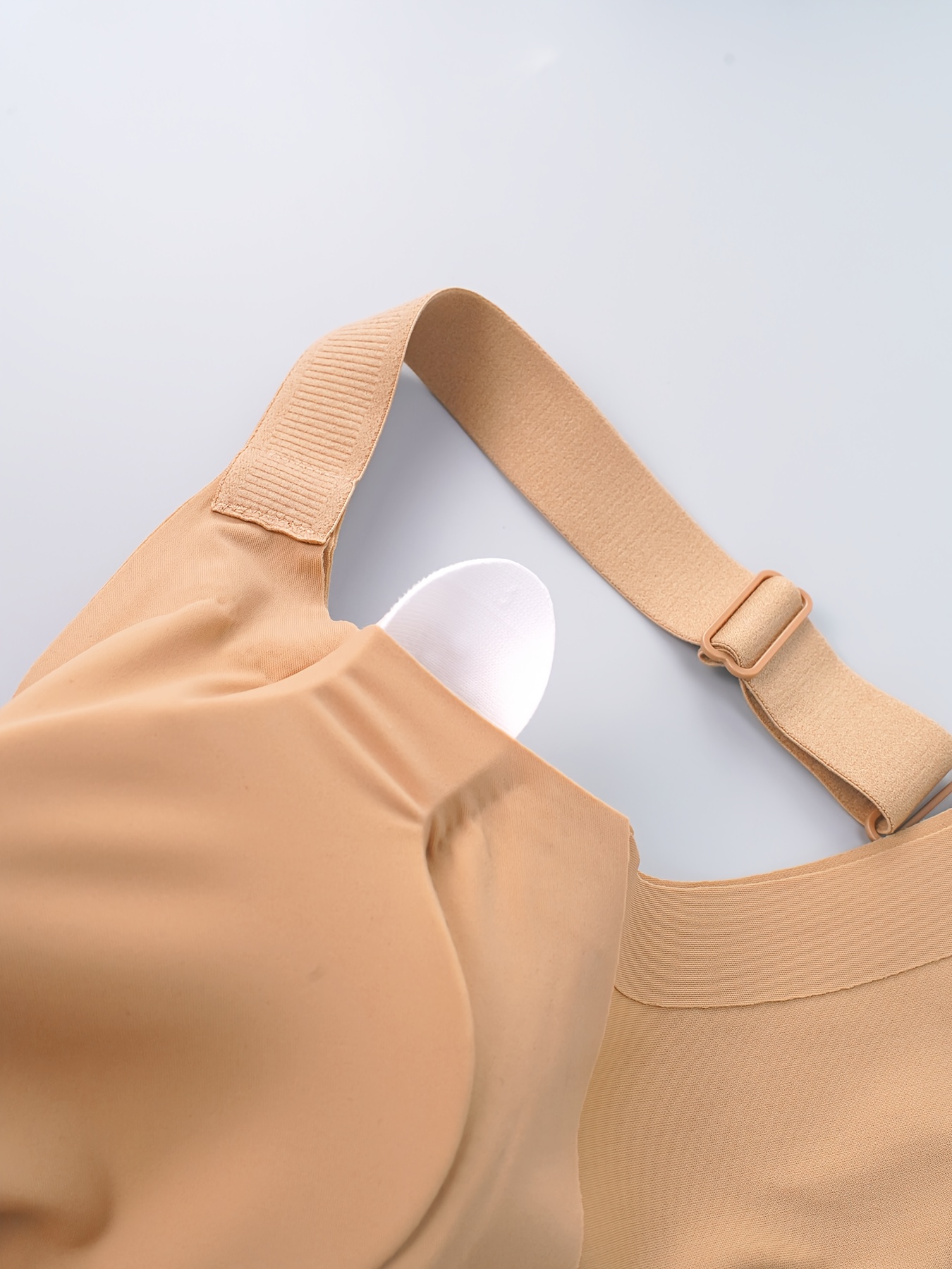 2 3pcs elegant seamless push up solid color bras wide straps and built in bras comfortable breathable wire free support nylon fabric unpadded ribbed texture design ideal womens lingerie for daily casual wear and dates seamless bras for women bras for women front closure plus size bra sports bras for women high   size sports bras for women date night bras minimalist bra soft fabric lightweight construction supportive undergarment Product details 4
