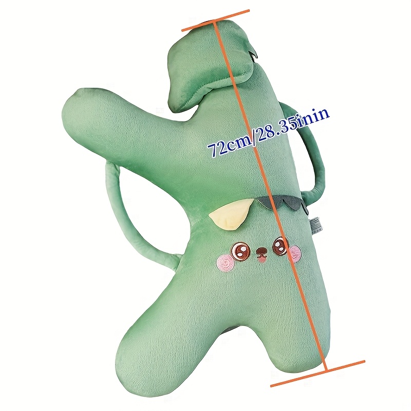 Comfortable pillow cushion supports the head for sleeping use suitable for car rear pillows and creative dinosaur cat design