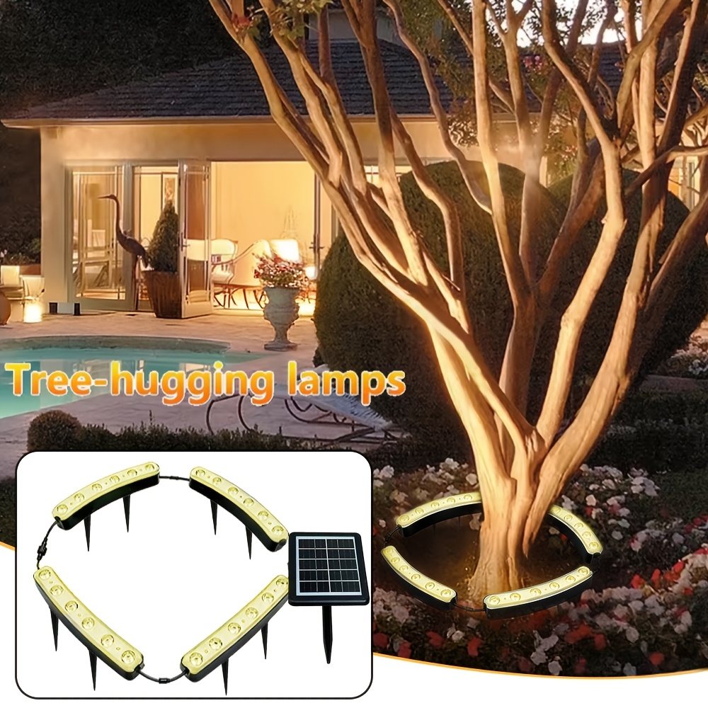 Temu – TEMU Outdoor Solar Tree Lamp And Lawn Lamp, Suitable For Courtyard Lighting, Landscape Lighting, And Large Potted Plant Lighting