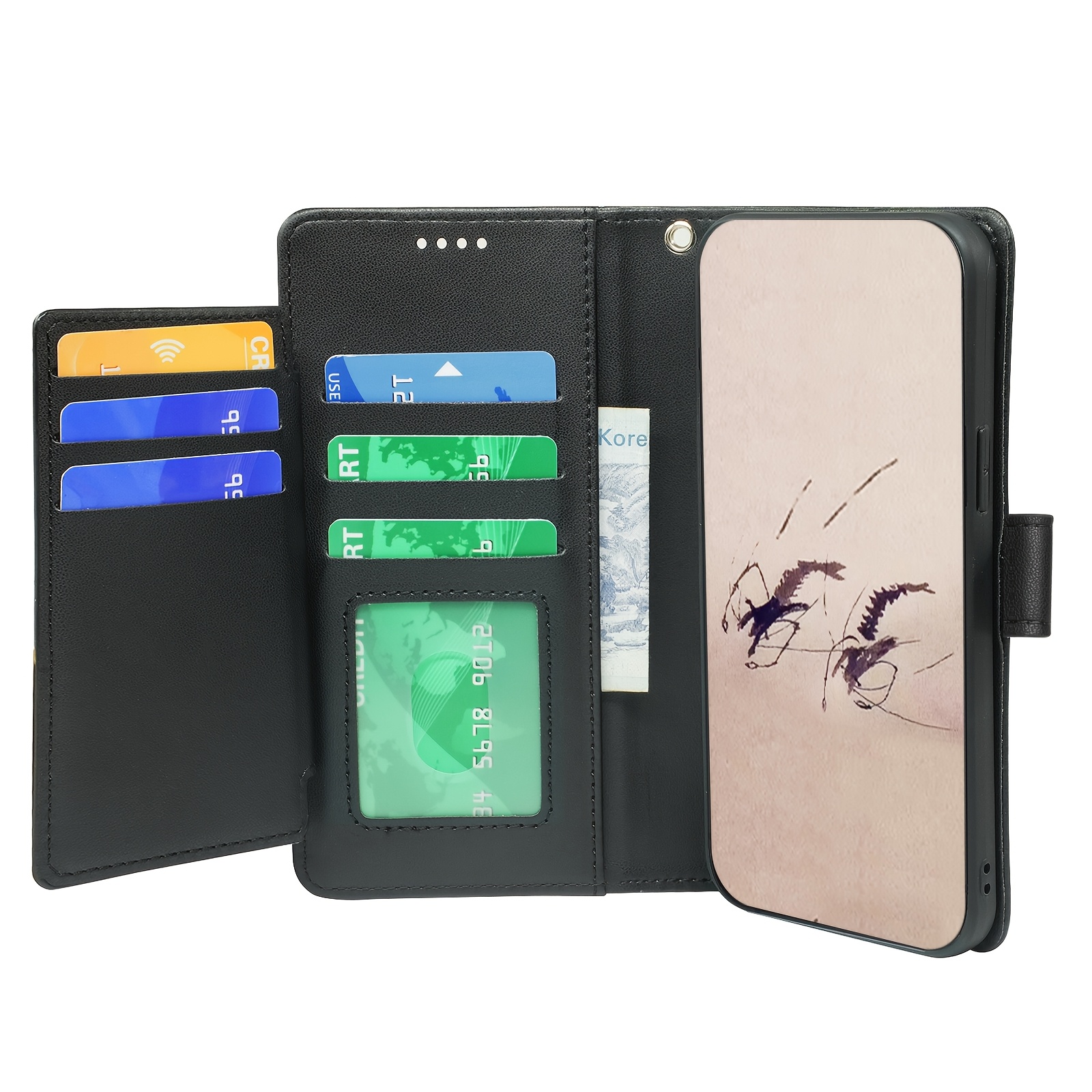 TEMU Phone Case: Suitable For Oppo A60 5g/a40m/a40/a80 5g Series Flip Phone Cases, Designed With 9 Credit Card Slots, This Wallet-style Phone Case