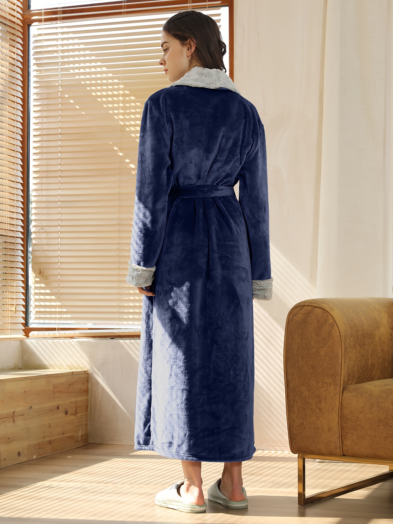 green emerald velvet dress Long bridal robe, floor length robe, maxi white bride robe, bridal robes  lace, long dressing gown main image 1
