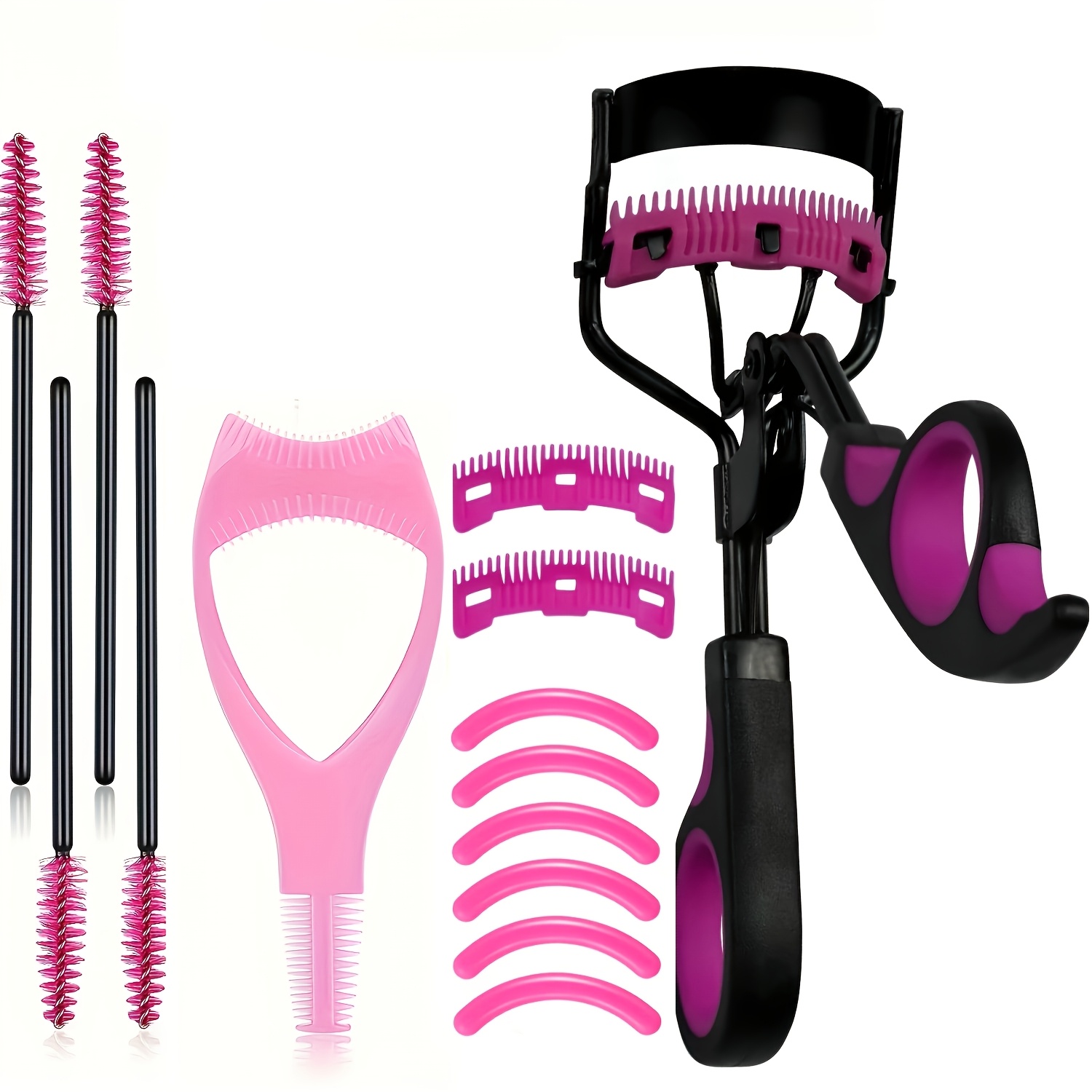 E-shop Wimpernwerkzeug mit gekämmtem Wimpernzange-Set, perfektes Wimpern-Make-up-Werkzeug, überlegener Wimpern-Krümmeeffekt. Leicht zu transportieren.