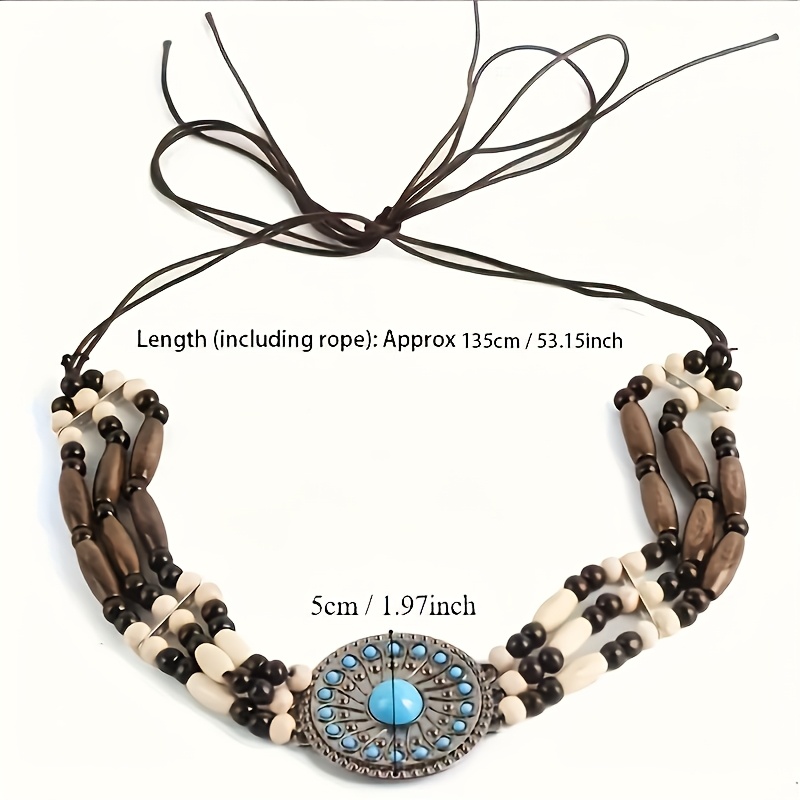 mesh natural stone headpiece dress dress belt feminine  display picture 1