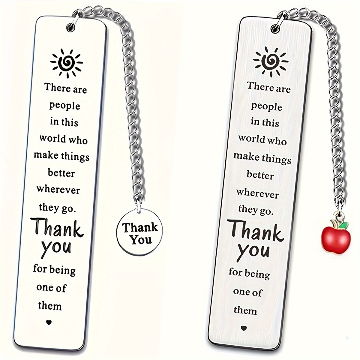 

Engraved Stainless Steel Bookmark - Perfect Thank You Gift For Teachers