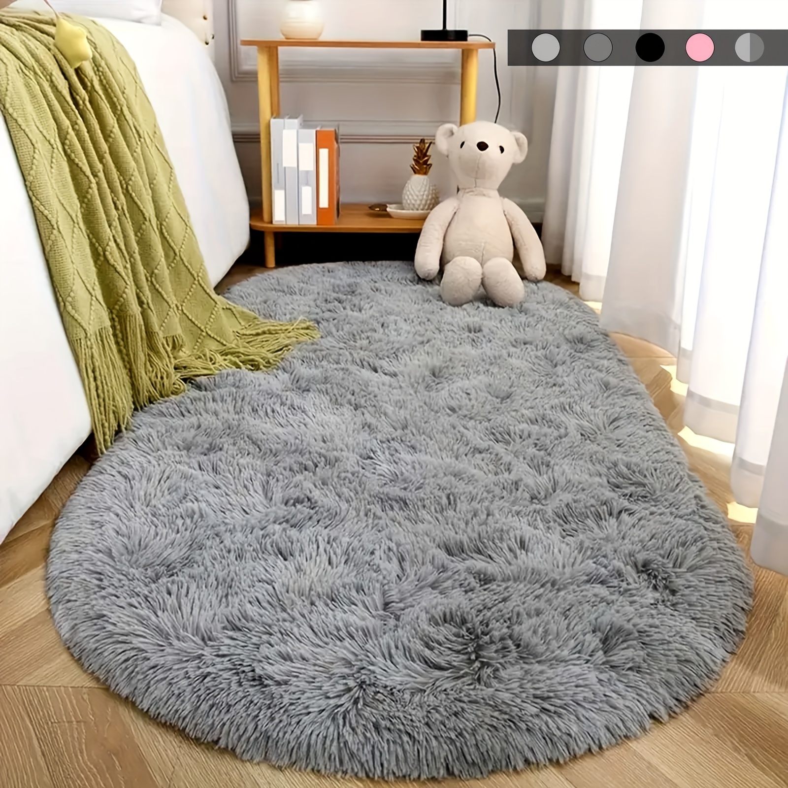 

Soft & Bedroom Rug - Non-slip, Machine Washable, Home Decor