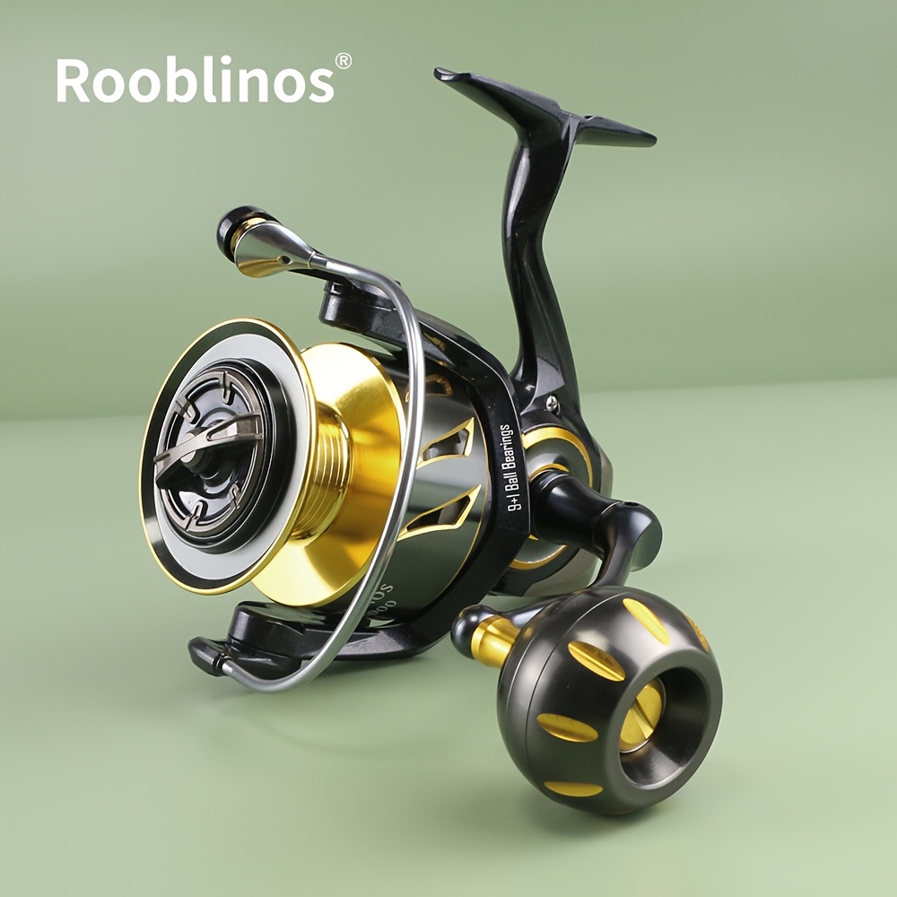 Image of Rooblinos Sw 1st Generation Spinning Reel - Metal Ball Swivel Spool Fishing Reel