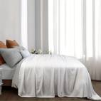 1pc cooling blanket 100 bamboo fiber lightweight breathable throw anti tear geometric pattern machine washable multi purpose blanket for bed contemporary design