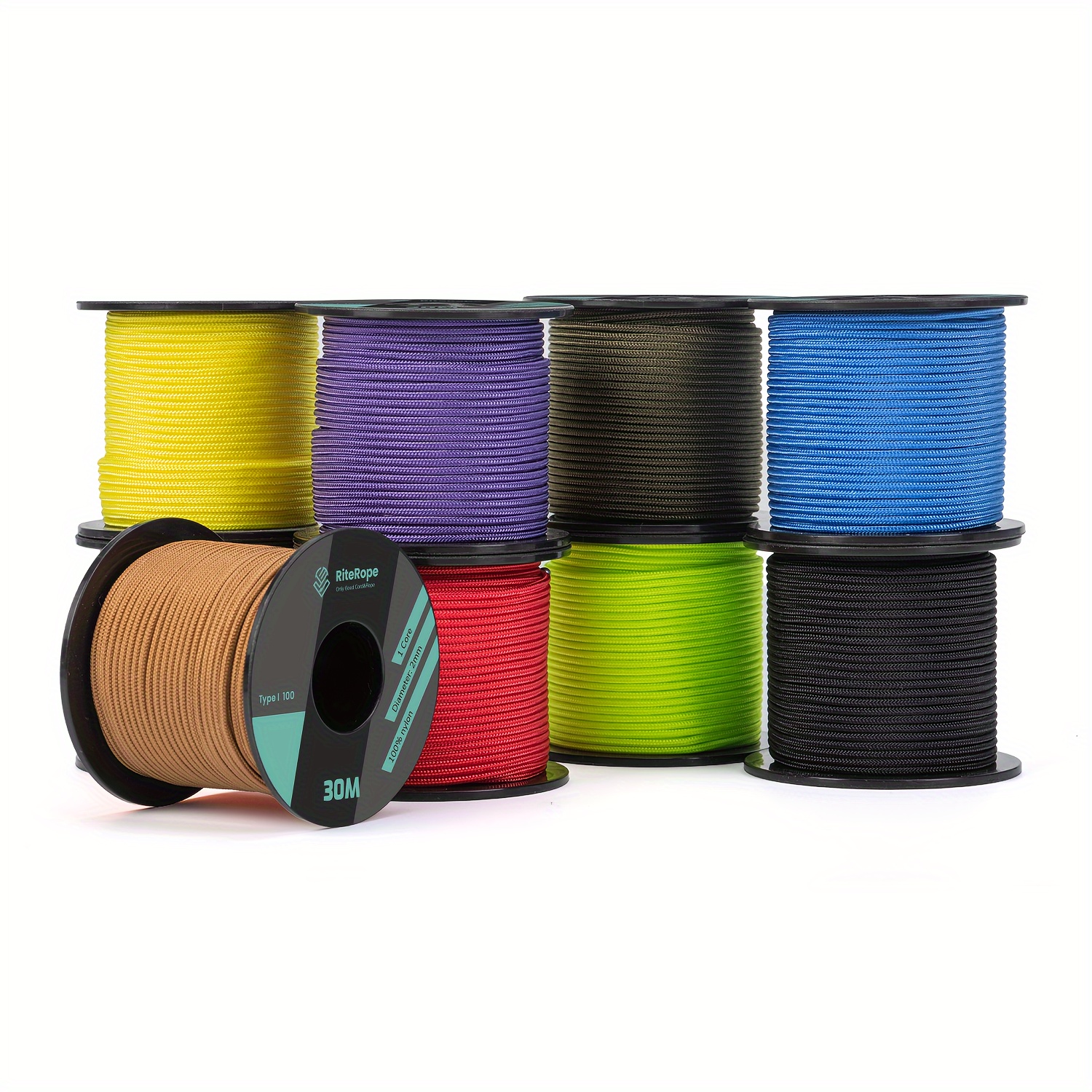 【COLOR iN ID】rope nylon fold bag 5 PCS Nylon Rope ID Card Neck Strap Lanyards Removable Two