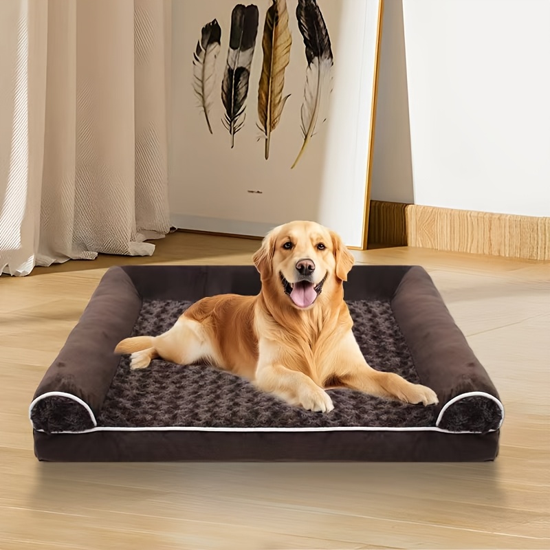 1 Large Dog Sofa Bed Equipped With Colors Of Pet Sofa Beds For Dogs And Cats, Detachable And Washable Covers, Non Slip Pet Sofa, Large Dog And Small Dog Beds