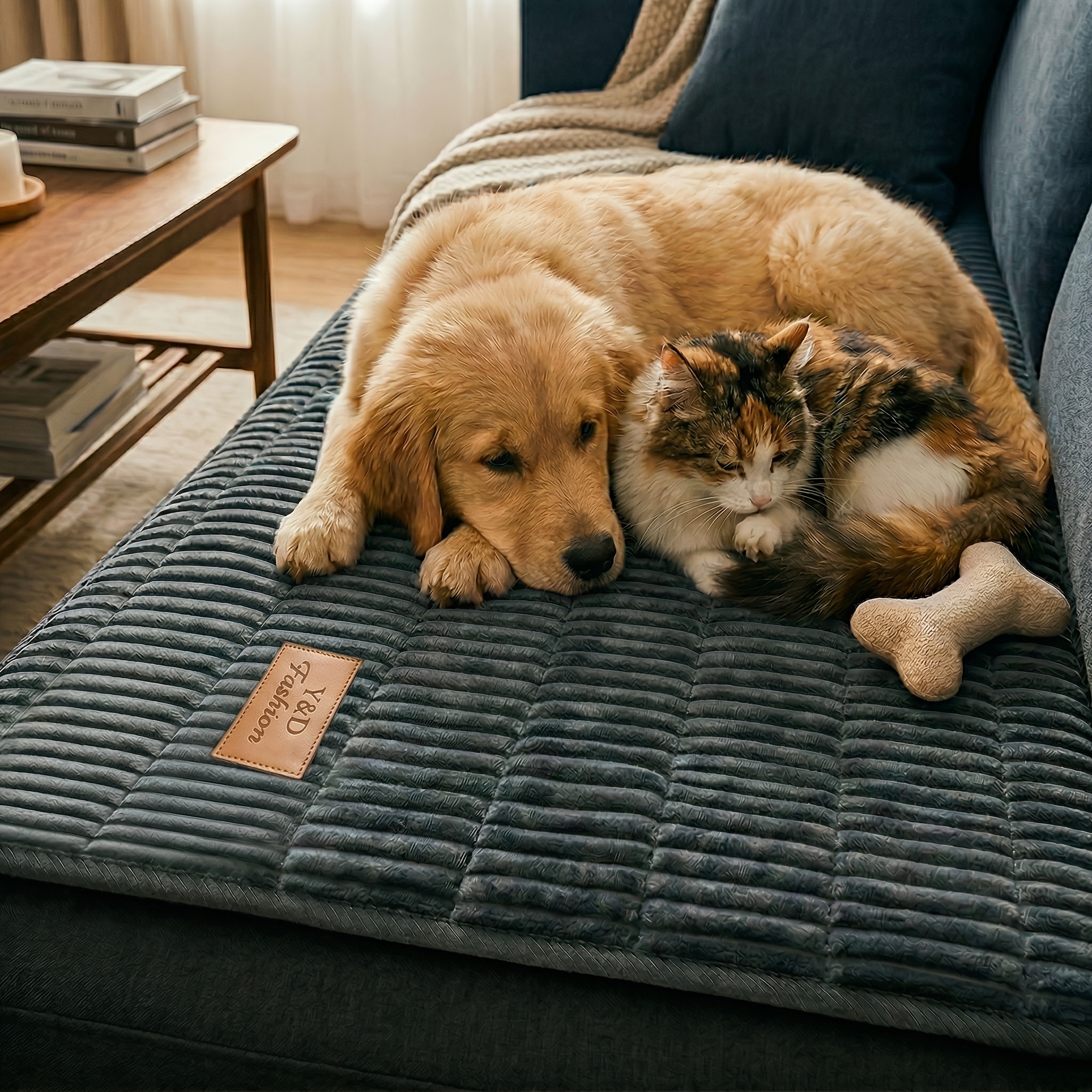 1pc quilted thick plush sofa cushion handmade corduroy trim thick warm soft 3 colors 5 sizes fits 1 4 seater anti slip pet friendly machine washable   decor