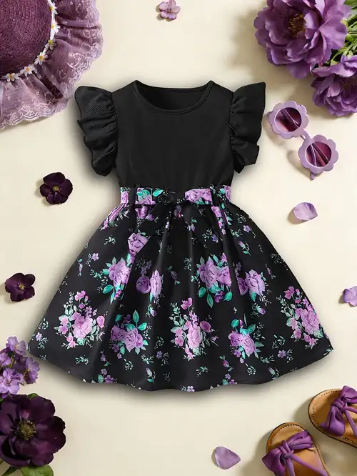 black and purple dress casual black and purple dress