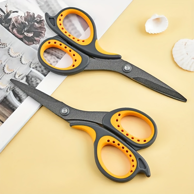 

Professional -coated Metal Scissors - , Sharp Blades For Adhesive Tape & Crafts, Rust-proof, Office And Kitchen Tool