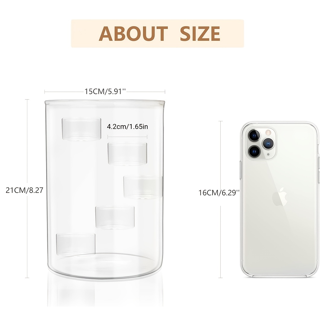 Extra Large Glass Candle Holder for Decorative Use