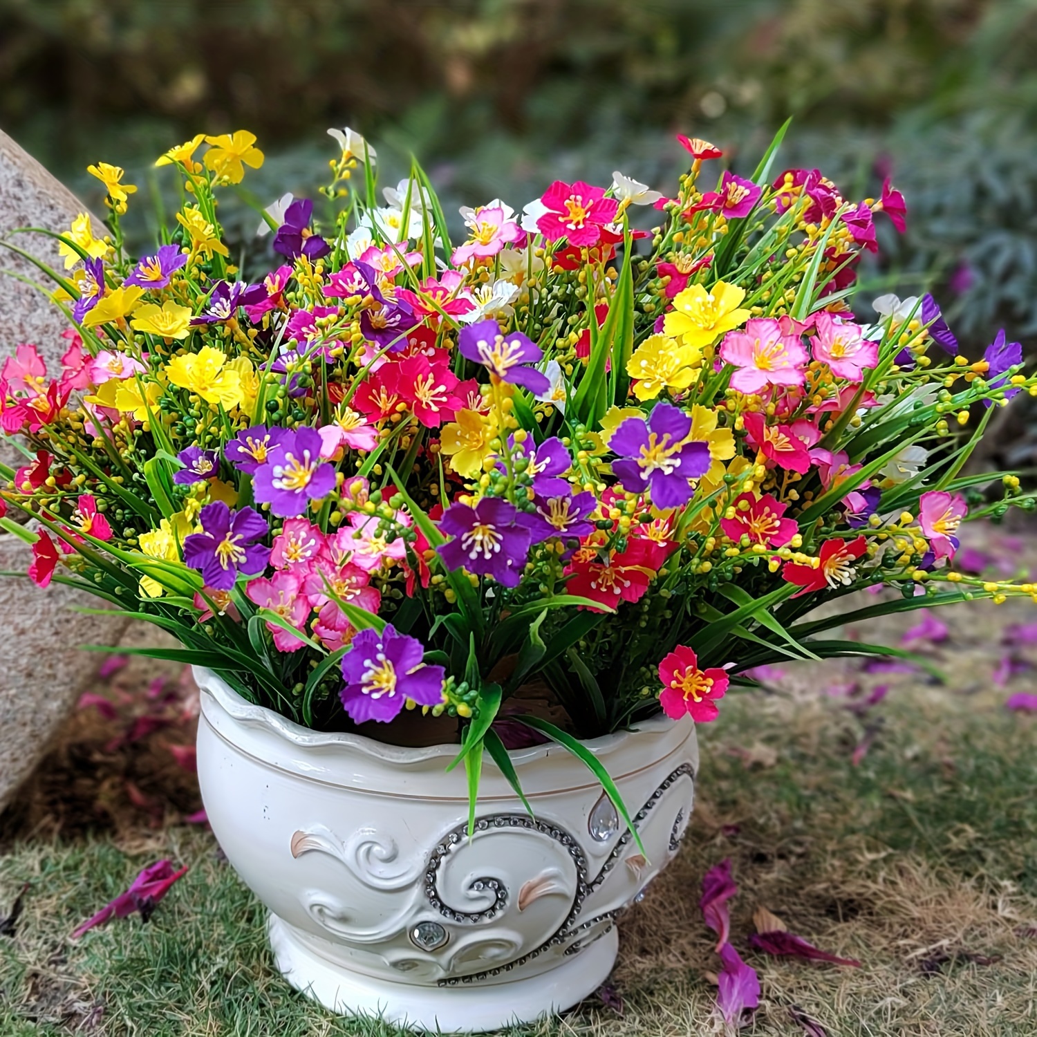 knstliche blumenstrue kaufen Bloomingville Poetry Blumenstrauss, Grn, Knstliche Blumen