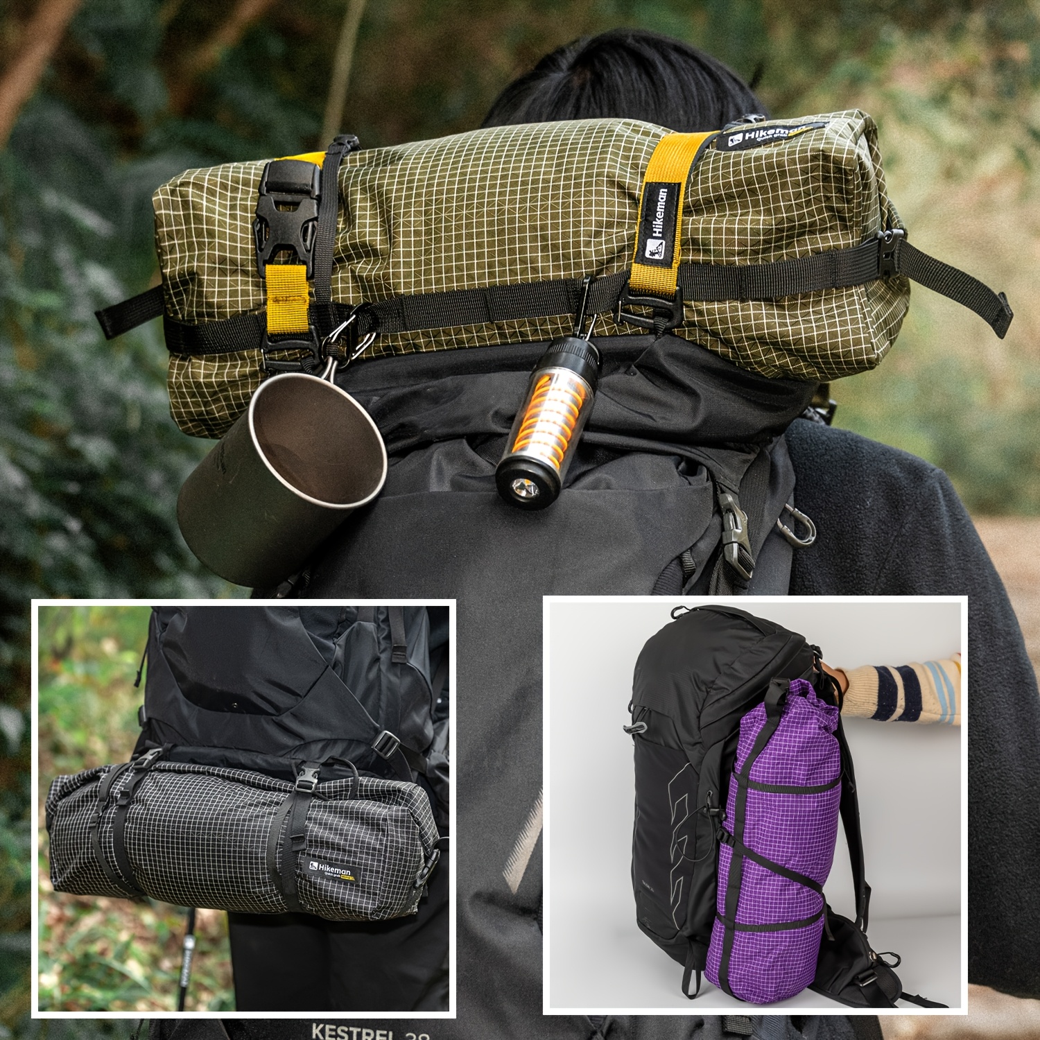 HIKEMAN Outdoor Backpack Extension Storage Bag