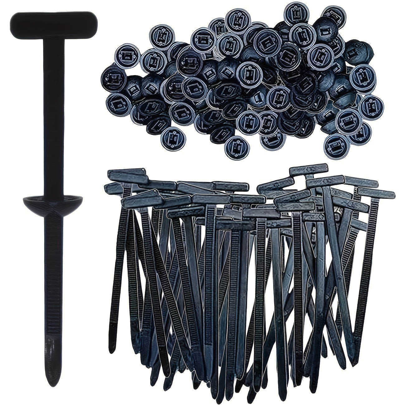 60-teiliges Kabelbinder-Set Aus Nylon – Selbstsichernd & Universell Einsetzbar
