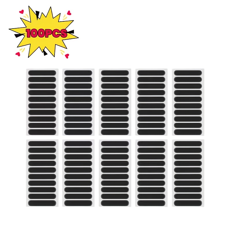 TEMU 100pcs Filtres anti-poussière pour haut-parleur de téléphone, Autocollants anti-poussière pour grille de haut-parleur, anti-poussière pour