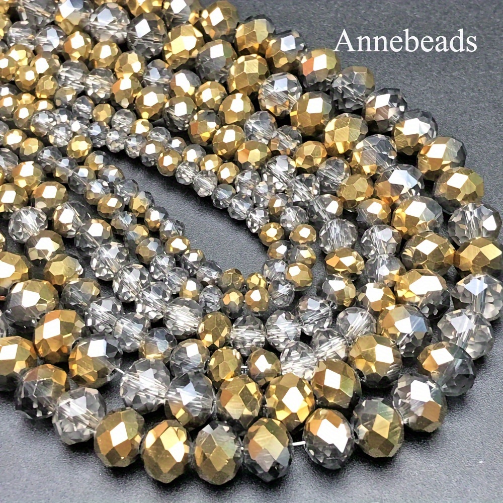 

Annebeads 3/4/6/8mm - Ab , Half- For Making, For Bracelets & , Bulk