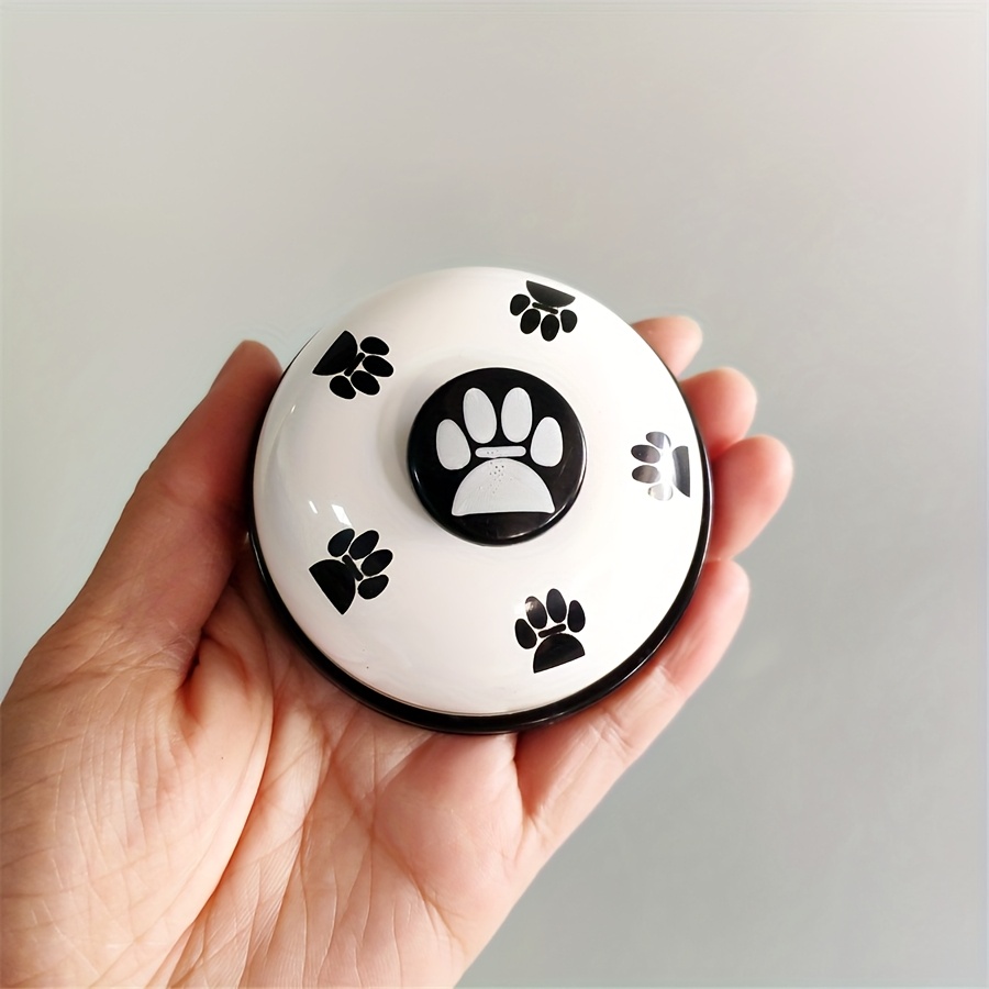TEMU 1pc Pet Training Bell, Training Bell Trainer, Dog Paw Print Puppy Pet Potty Training Bell, Doorbell Notice Bell, Calling Bell, Teddy Ringer,