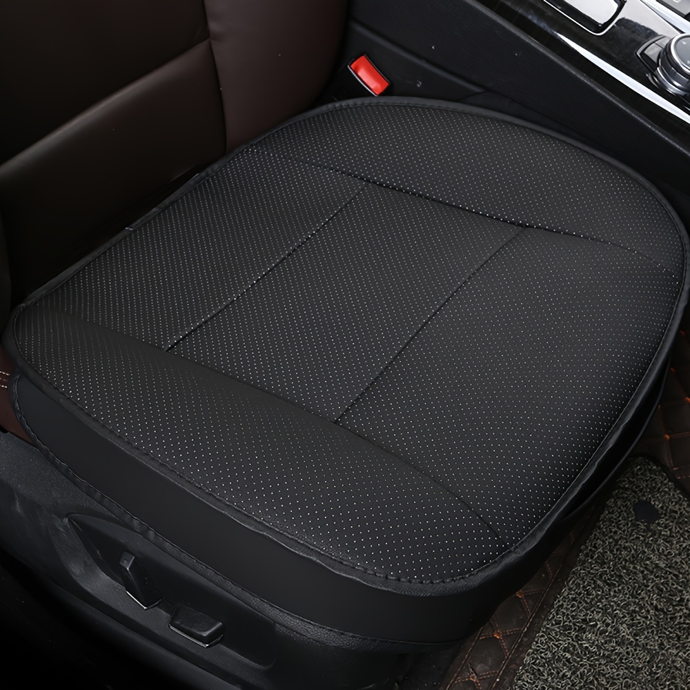 

Premium Pu Car Seat Cover - Front Seat Protector Works With Most Vehicles - Padded, Anti-slip, Full Wrapping Edge - (dimensions: 21'' X 20.5'') - 1 Piece