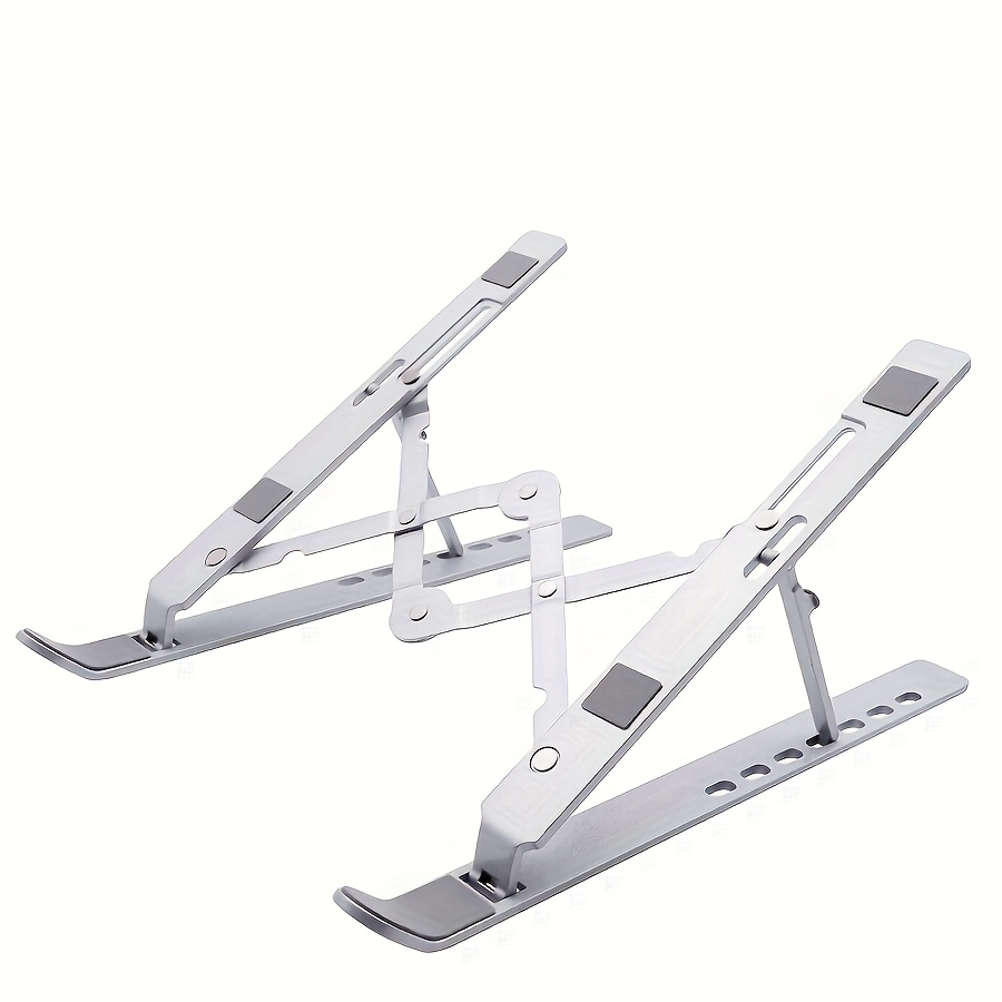 TEMU Support Ordinateur Portable Pliable et Réglable | Support Ordinateur en Alliage de pour Ordinateurs Portables et Tablettes de 10 à 15,6 pouces,