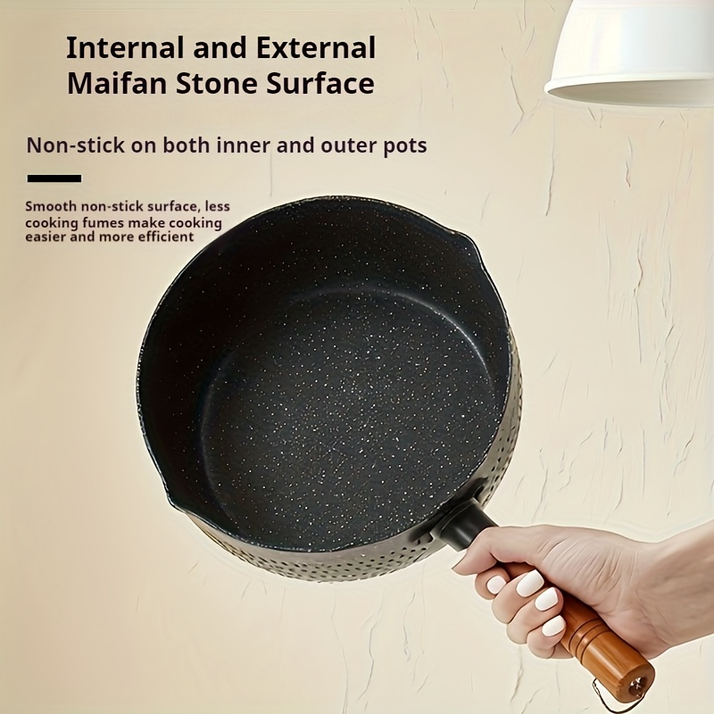 Maifan Stone Pot Stick Pan for Household Cooking