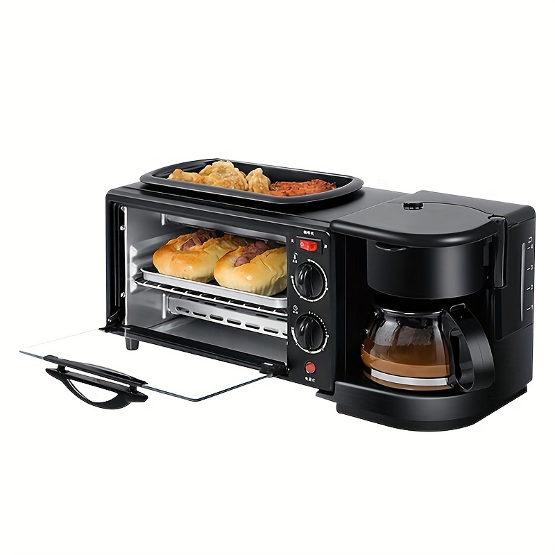 TEMU 3-in-1 Multifunctional | Roast Meat, Omelette, Extractor Coffee Machine | Enjoy A Nutritious Breakfast