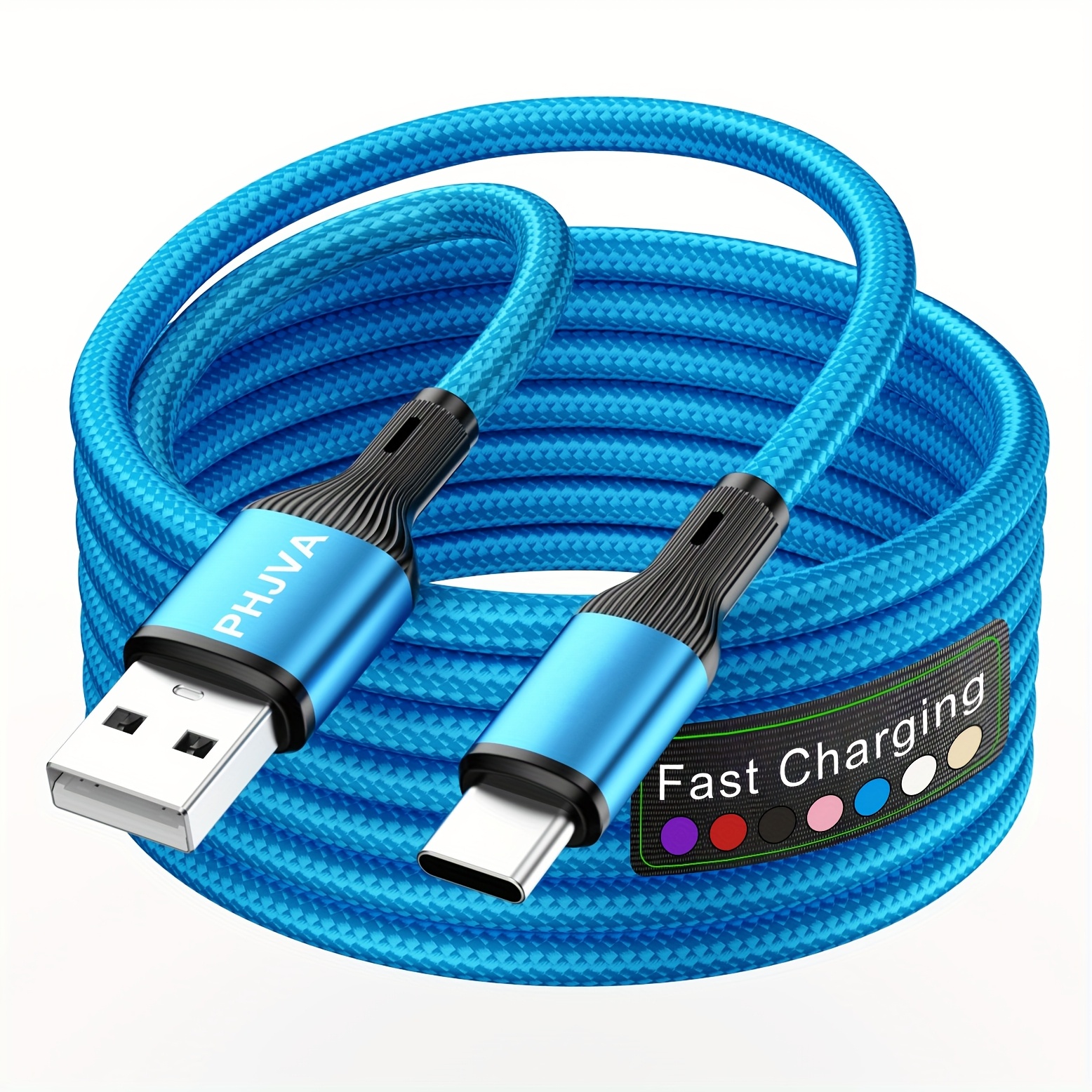   usb c fast charging cable high speed data sync cords for samsung xiaomi redmi huawei oppo   phone type c port devices for iphone 15 16 pro plus pro max for macbook ipad length 3 3ft 6 6ft 9 9ft