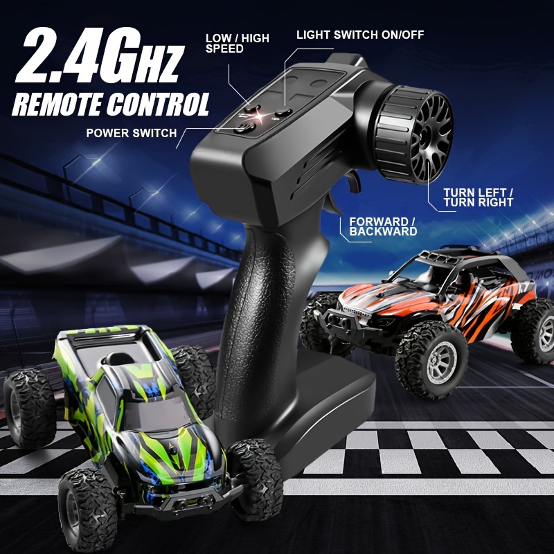1: 32 Scale Remote Control Cars, RC Cars Maximum Speed 20 Km/h, 2.4Ghz High Speed All Terrain Off Load Electric Toy Cars, Kids RC Cars For Boys And Girls Christmas Halloween Thanksgiving Gifts!