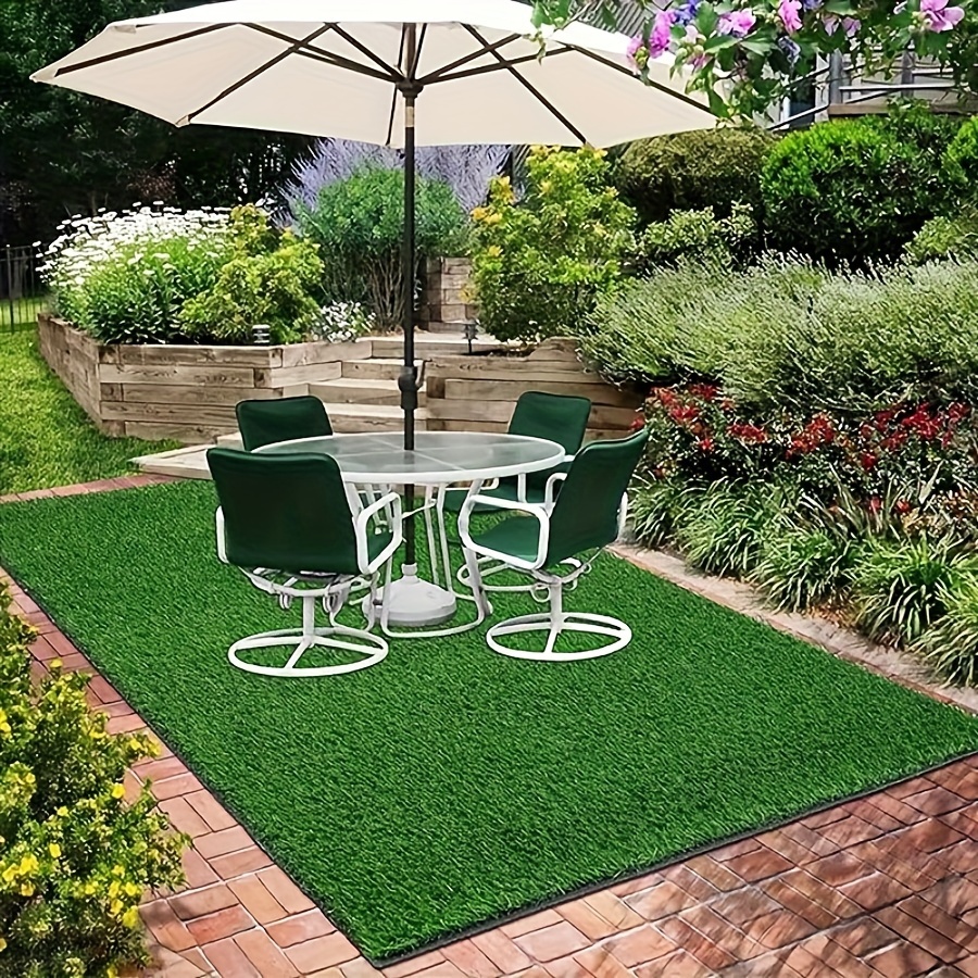 

Long Size Artificial Grass, Water Filtering Lawn Mats, Large Size Pet Mat, Non-slip Mat For Home Greenbelt Patio Football Field Golf Playground Kindergarten, Grass Height 1.18in