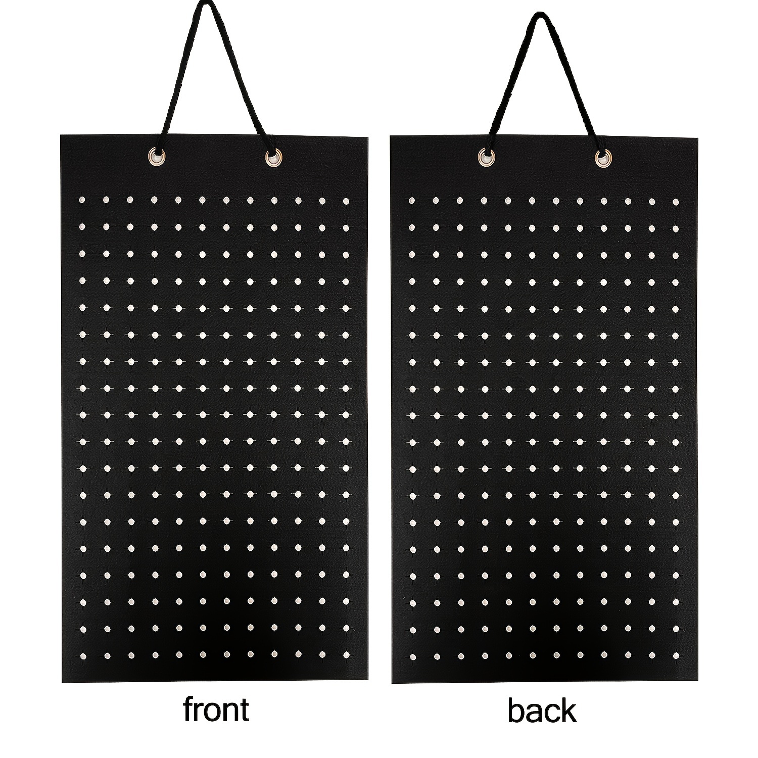 Image of 1pc 180-hole Hanging Shoe Decor Charm Display Rack, Made Of Velvet Material, Featuring An Independent Jewelry Organizer Roll For Accessory Storage