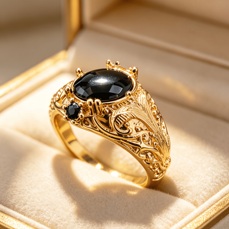 TEMU 1 Exquisite Engagement Ring, Unisex Pairing, Wedding, Boyfriend Party Casual Accessory, Father's Day, Christmas Gift