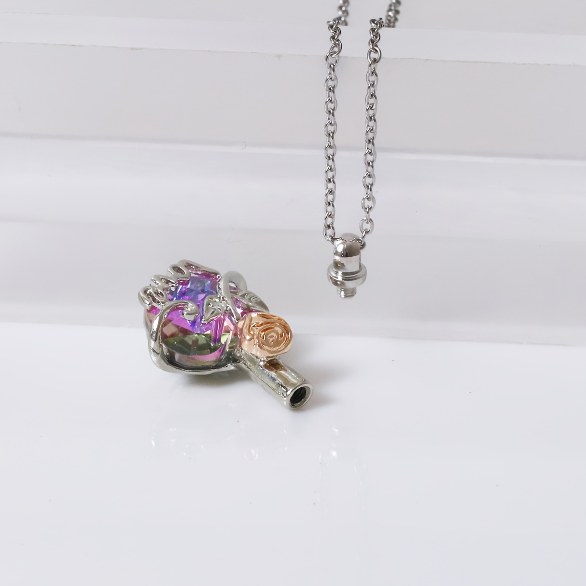 Heart-Shaped Urn Pendant Necklace — Commemorative Gift