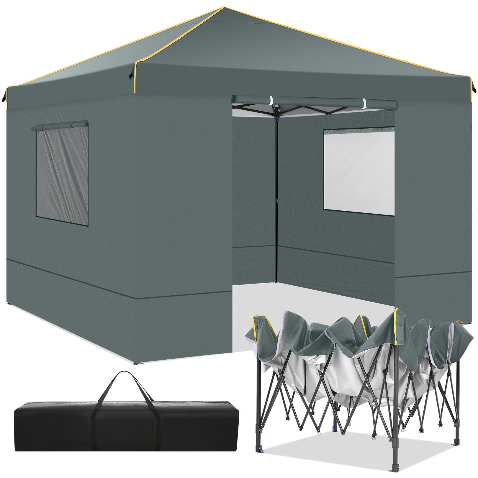 inflatable advertising tent 5 legs with individual complete print Fitness Tracker S3 Frontier banjo Size:Budbox 1.5m x 1.5m x 2m - Silver These features are customizable