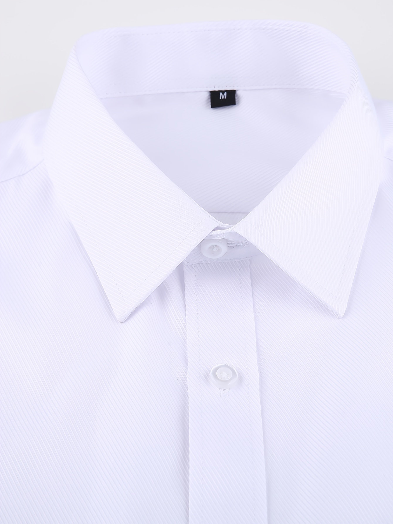 mens french cuff dress shirt formal wear - Temu