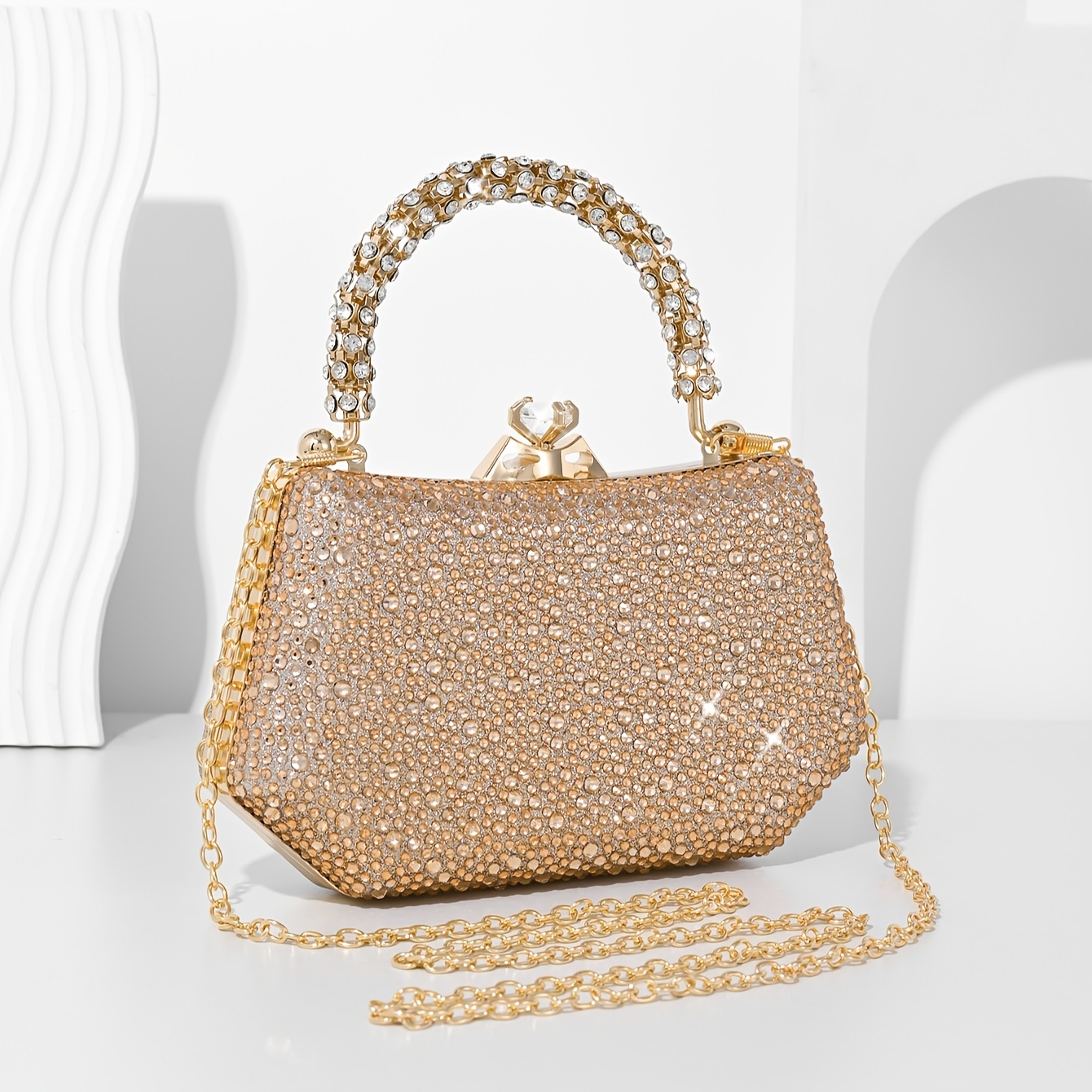 Shiny Evening Clutch Sequined Sparkling Evening