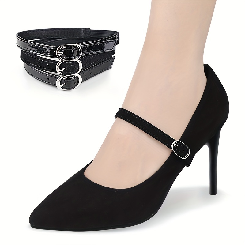 

2 Women's Removable Shoes Ankle Straps Anti-fall No Heel Fixation Band Fashion Casual Women' Band