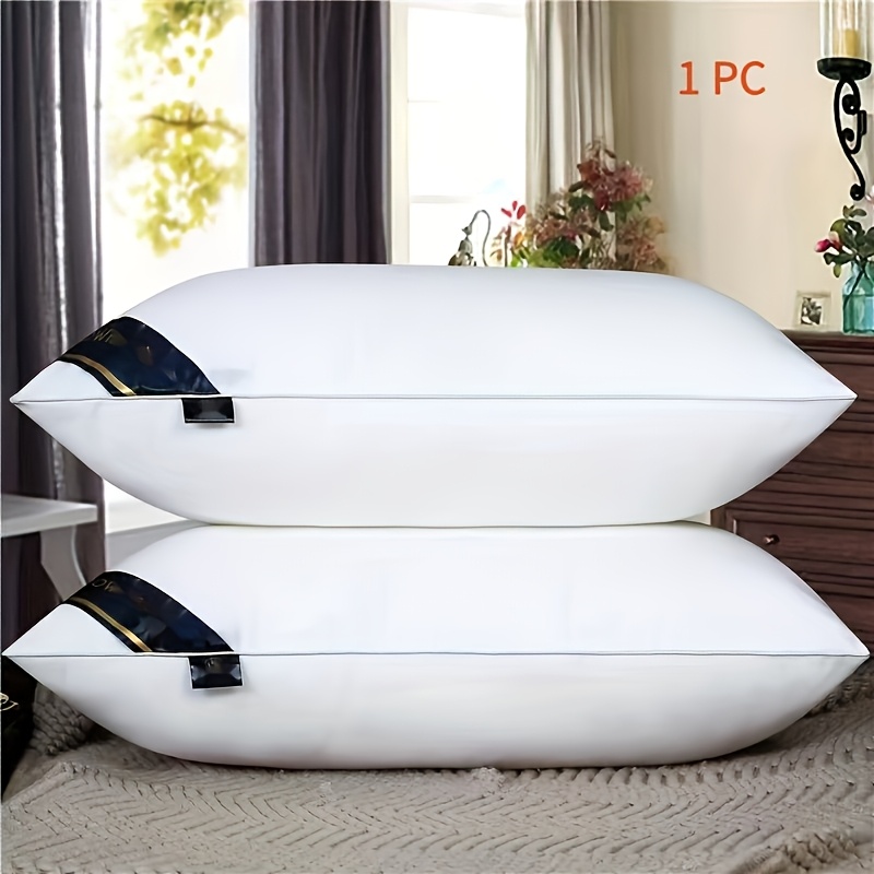 Image of Luxury 5- Quality Pillow, Deep Sleep Neck Support, Non-collapsible High-density Pillow Core, Suitable For , Antiergic Polyester Cover, Machine Washable