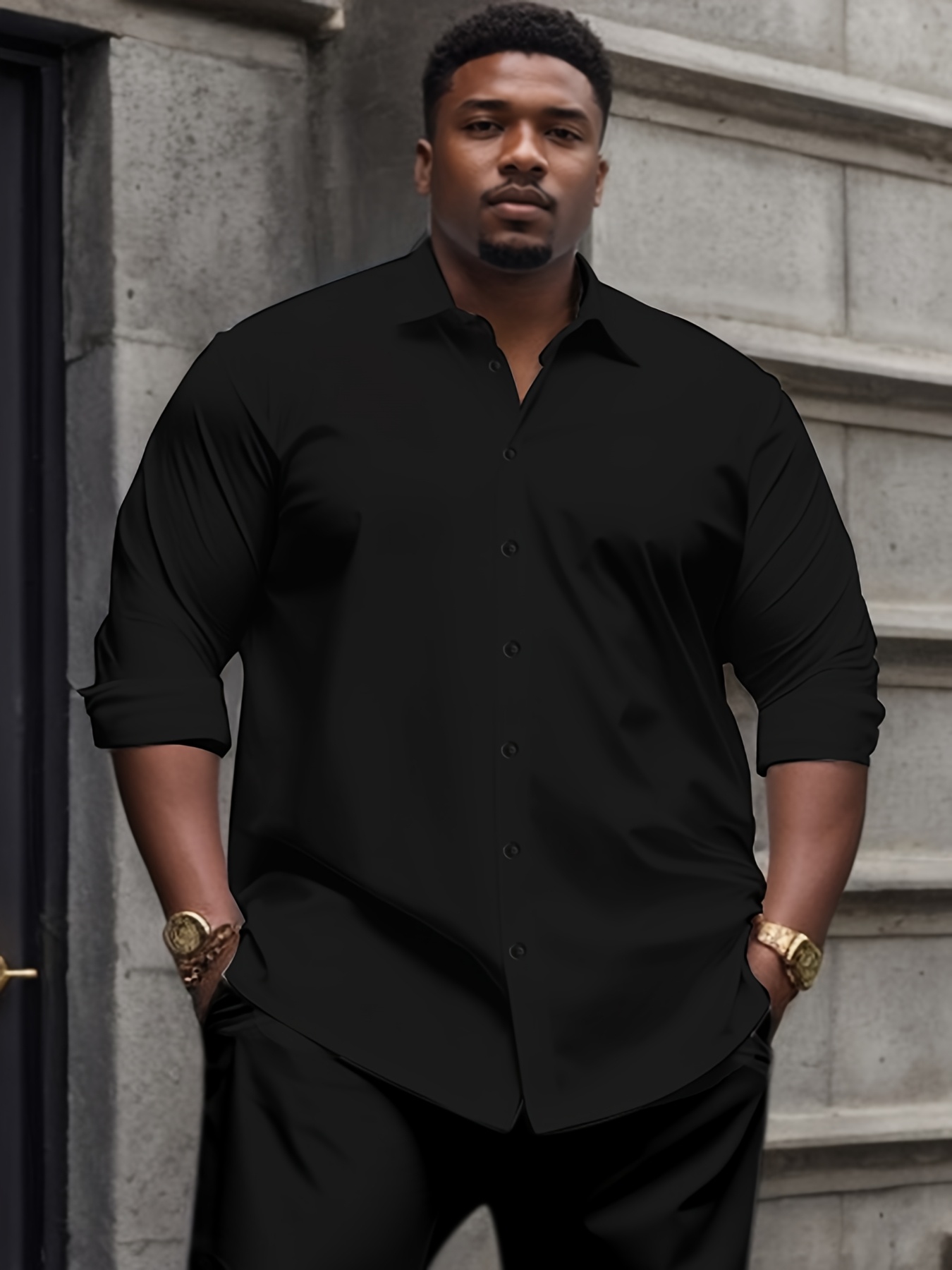 Chemise * Taille pour Homme, Manches Longues * Confortable et Décontractée Adapté à toutes * Idéal * Cadeau - PLUS SIZE