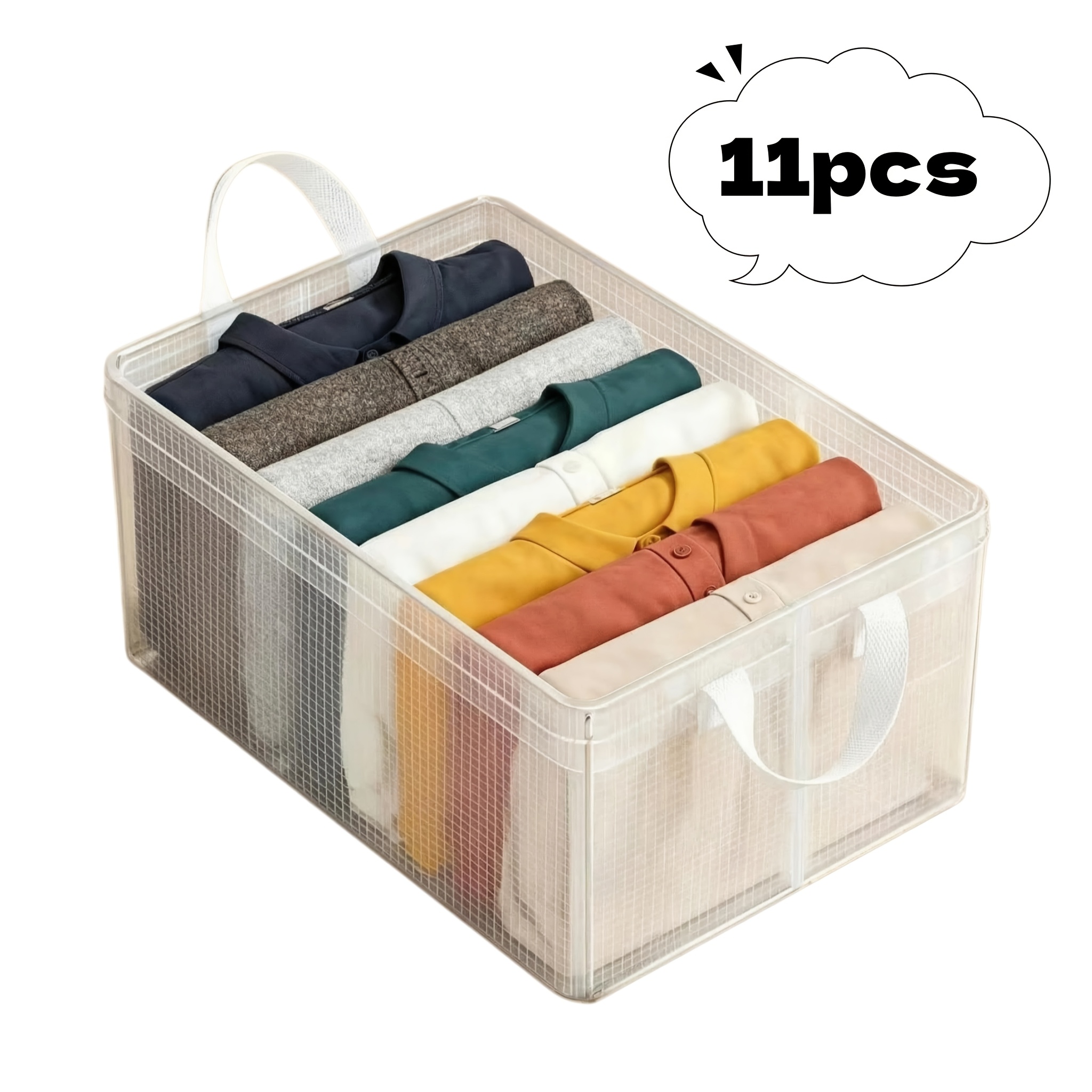 11pcs Set Foldable Storage Box with Steel Frame