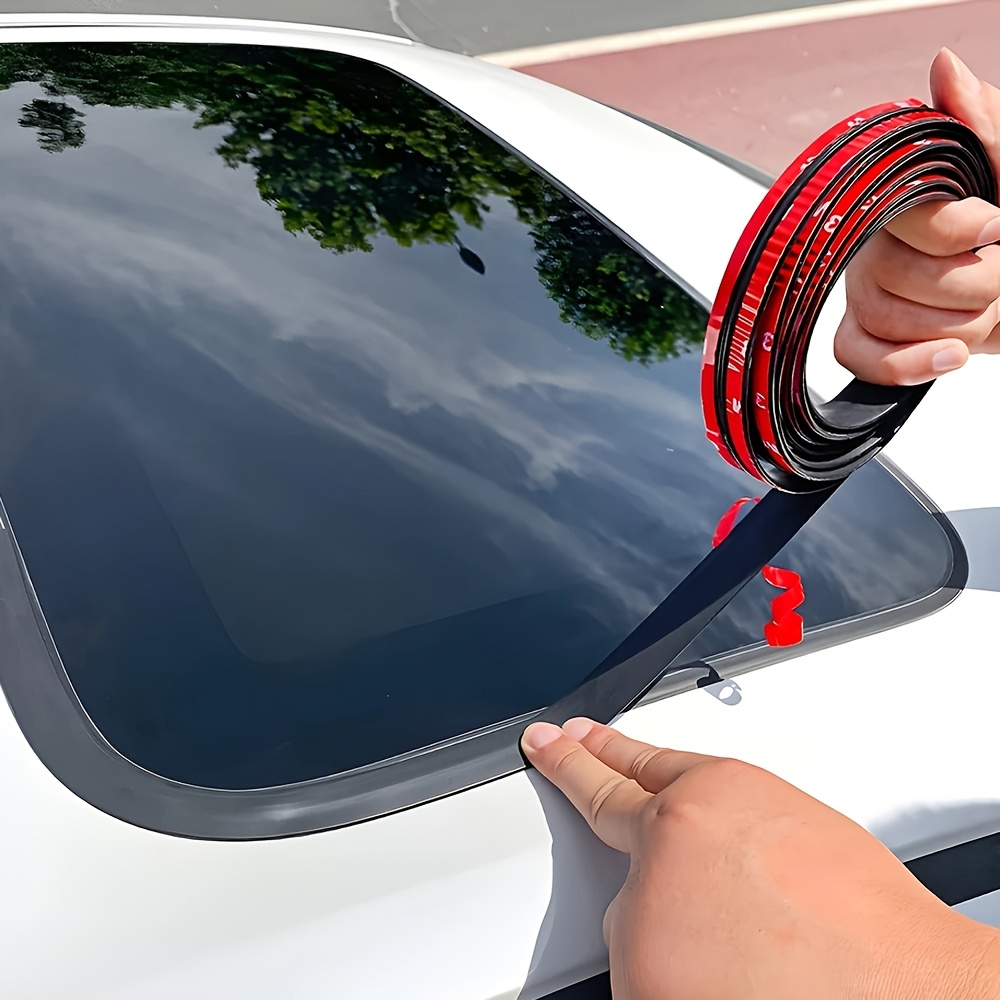 16.4ft Car Weather Stripping - Universal Rubber Seal Strip For Windows & Sunroof