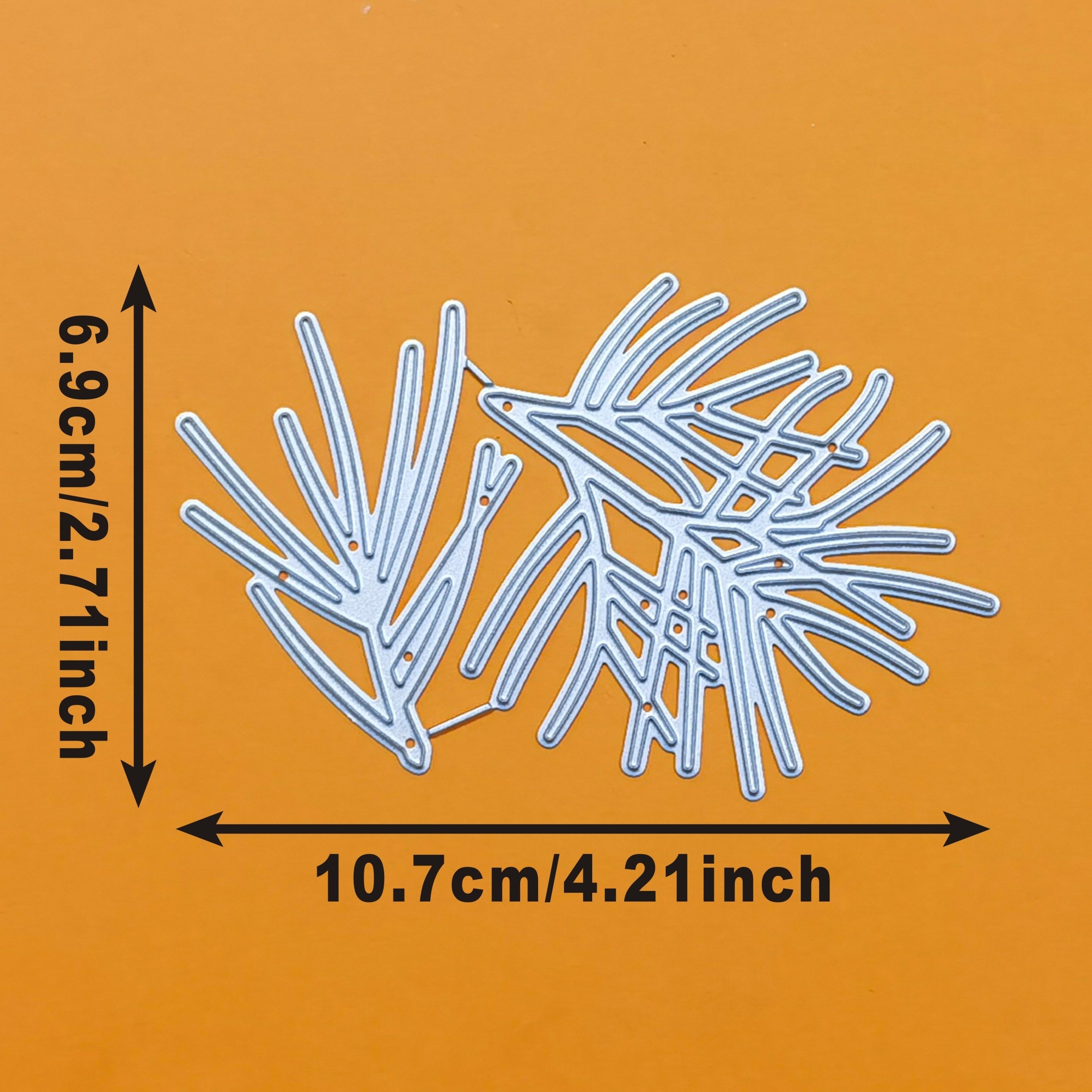 Craft Cutting Die For Golden Metal Branches, Suitable For Making Greeting Cards.