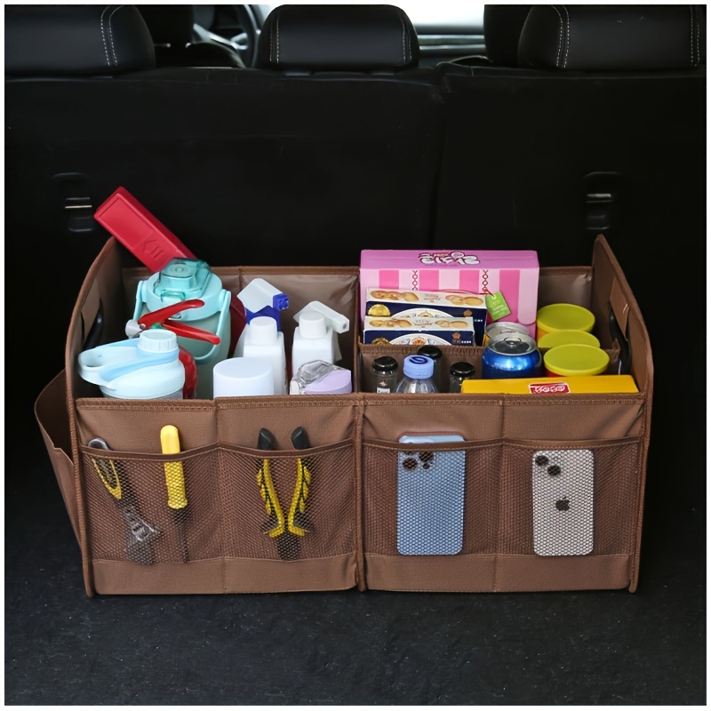 trunk organizer collapsible car organizers car trunk storage Temu
