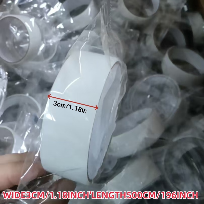 TEMU 1 Rouleau de Ruban d'Étanchéité Anti-Courant d'Air 500Cm - 1 Rouleau, 1.18 Pouces de Largeur, Film Isolant Adhésif Puissant pour Fenêtres -