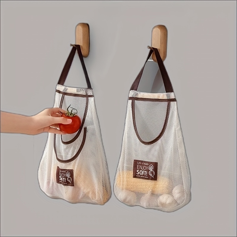 1 large multi functional mesh storage bag wall mounted hand carry portable breathable Product details 2