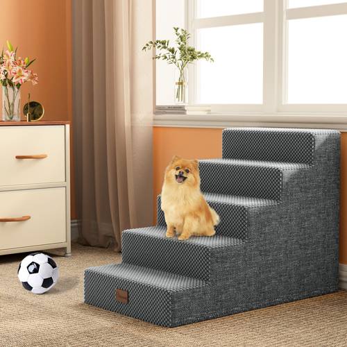 dog stairs for bed couch small senior doggy support w removable cover